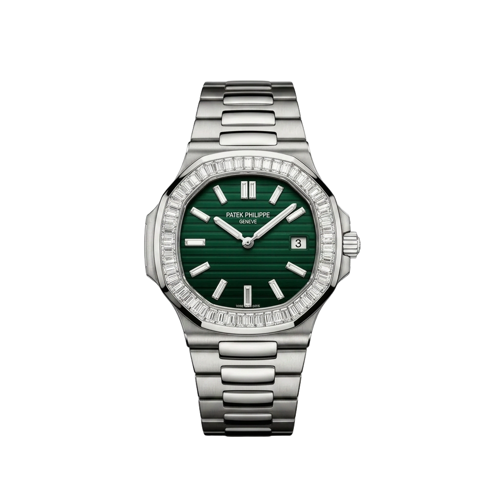 Patek Philippe — Patek Philippe Nautilus — Lunette Diamants Vert